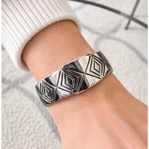 Express Silver Cuff Bracelet New